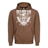 Chestnut delorean machine Zipper Hoodie - linhVisuals