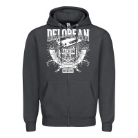Smoke delorean machine Zipper Hoodie - linhVisuals