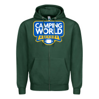 Sports Green camping world, games Zipper Hoodie - linhVisuals