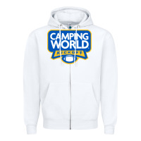 White camping world, games Zipper Hoodie - linhVisuals