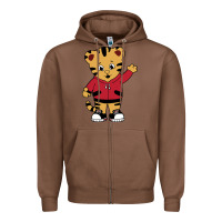Chestnut daniel tigers neighborhood Zipper Hoodie - linhVisuals