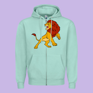 Mufasa The Lion King Zipper Hoodie Designed By Linhvisuals