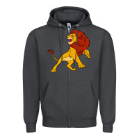 Smoke mufasa the lion king Zipper Hoodie - linhVisuals