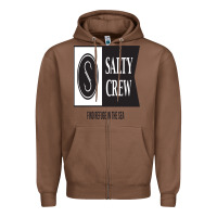 Chestnut salty crew Zipper Hoodie - linhVisuals