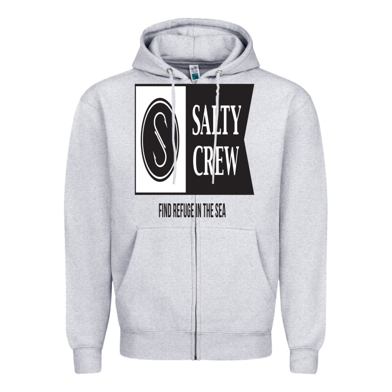 Salty Crew Zipper Hoodie by linhVisuals | Teevron