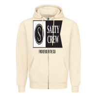 Sandshell salty crew Zipper Hoodie - linhVisuals