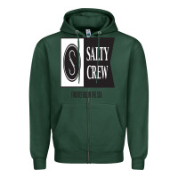 Sports Green salty crew Zipper Hoodie - linhVisuals