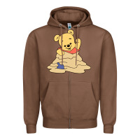 Chestnut baby bear Zipper Hoodie - linhVisuals