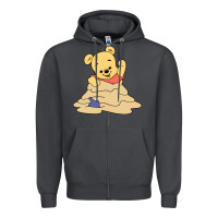 Smoke baby bear Zipper Hoodie - linhVisuals