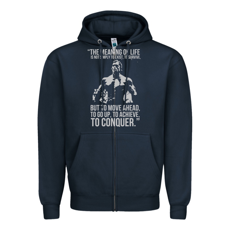 Schwarzenegger Arnie Zipper Hoodie by linhVisuals | Teevron