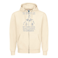 Sandshell schwarzenegger arnie Zipper Hoodie - linhVisuals