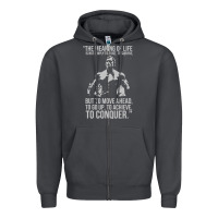 Smoke schwarzenegger arnie Zipper Hoodie - linhVisuals