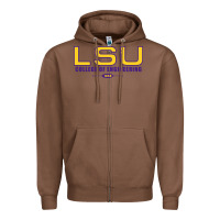 Chestnut lsu college of engineering  1890 Zipper Hoodie - linhVisuals