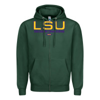 Sports Green lsu college of engineering  1890 Zipper Hoodie - linhVisuals