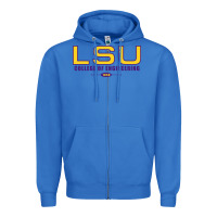 True Royal lsu college of engineering  1890 Zipper Hoodie - linhVisuals