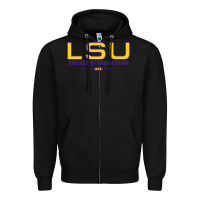 Black lsu college of engineering  1890 Zipper Hoodie - linhVisuals