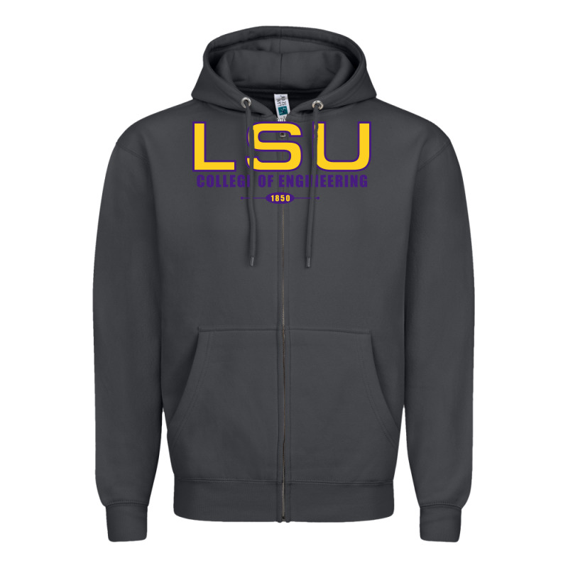 Lsu College Of Engineering  1890 Zipper Hoodie by linhVisuals | Teevron