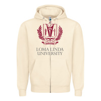 Sandshell education of loma linda Zipper Hoodie - linhVisuals