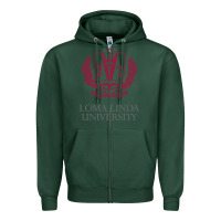 Sports Green education of loma linda Zipper Hoodie - linhVisuals