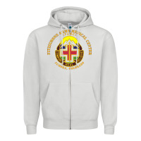 Dove Grey fitzsimon army medical center Zipper Hoodie - linhVisuals