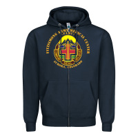 Navy fitzsimon army medical center Zipper Hoodie - linhVisuals
