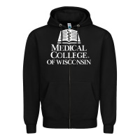 Black medical college of wisconsin Zipper Hoodie - linhVisuals