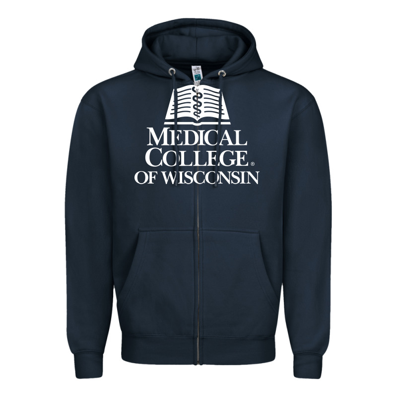 Medical College Of Wisconsin Zipper Hoodie by linhVisuals | Teevron