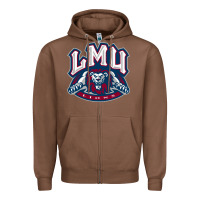 Chestnut lmu education Zipper Hoodie - linhVisuals
