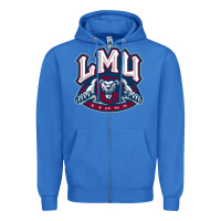 True Royal lmu education Zipper Hoodie - linhVisuals