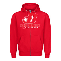 Red red de dickinson college vectorized Zipper Hoodie - linhVisuals