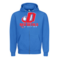 True Royal red de dickinson college vectorized Zipper Hoodie - linhVisuals