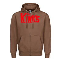 Chestnut The Kinks Zipper Hoodie - linhVisuals