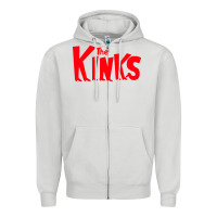 Dove Grey The Kinks Zipper Hoodie - linhVisuals