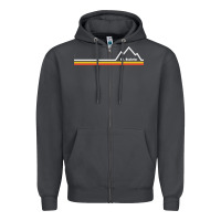 Smoke mt. bachelor   mount bachelor Zipper Hoodie - linhVisuals