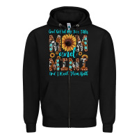 Black god gifted me two titles mom and mimi  and i rock them both Zipper Hoodie - JahusDesignShop