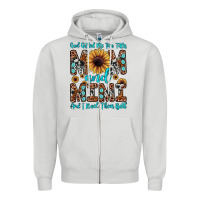 Dove Grey god gifted me two titles mom and mimi  and i rock them both Zipper Hoodie - JahusDesignShop