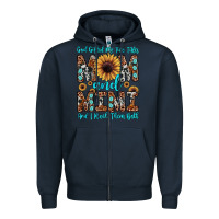 Navy god gifted me two titles mom and mimi  and i rock them both Zipper Hoodie - JahusDesignShop