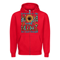 Red god gifted me two titles mom and mimi  and i rock them both Zipper Hoodie - JahusDesignShop