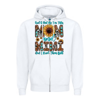 White god gifted me two titles mom and mimi  and i rock them both Zipper Hoodie - JahusDesignShop