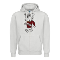 Dove Grey mississipp state shirt Zipper Hoodie - linhVisuals