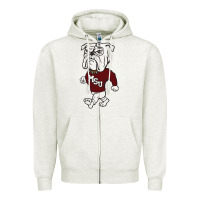 Oatmeal Heather mississipp state shirt Zipper Hoodie - linhVisuals