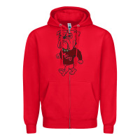 Red mississipp state shirt Zipper Hoodie - linhVisuals