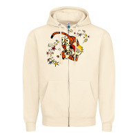 Sandshell calvin Zipper Hoodie - linhVisuals