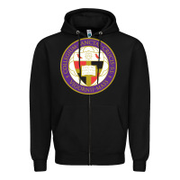 Black college of the holy cross Zipper Hoodie - linhVisuals