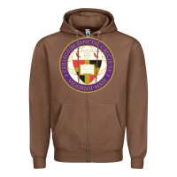 Chestnut college of the holy cross Zipper Hoodie - linhVisuals