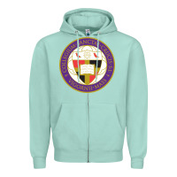 Seafoam college of the holy cross Zipper Hoodie - linhVisuals