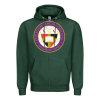 Sports Green college of the holy cross Zipper Hoodie - linhVisuals