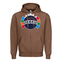 Chestnut sixers basketball Zipper Hoodie - linhVisuals
