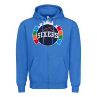 True Royal sixers basketball Zipper Hoodie - linhVisuals