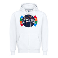 Sixers Basketball Zipper Hoodie | Teevron